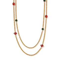The Metropolitan Museum of Art Algerian Cluster Double-Strand Station Necklace And Drop Earrings Set Fashion