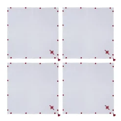 The Metropolitan Museum of Art Alnour Moroccan Motif Embroidered Napkin Set Best