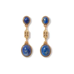 The Metropolitan Museum of Art Ancient Gems Multistone Statement Necklace And Triple-Drop Lapis Earrings Set Discount