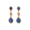 The Metropolitan Museum of Art Ancient Gems Triple-Drop Lapis Earrings Clearance