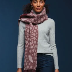 The Metropolitan Museum of Art Basket-Weave Pattern Reversible Wool Scarf Fashion