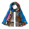 The Metropolitan Museum of Art Bearden The Block Oblong Silk Scarf Fashion