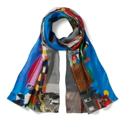 The Metropolitan Museum of Art Bearden The Block Oblong Silk Scarf Fashion