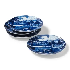 The Metropolitan Museum of Art Blue & White American River View Salad Plate Set Best