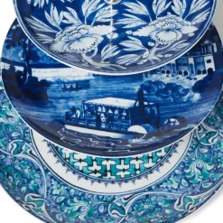 The Metropolitan Museum of Art Blue & White Three-Tier Server Fashion
