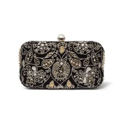 The Metropolitan Museum of Art British Floral Beaded Clutch Discount