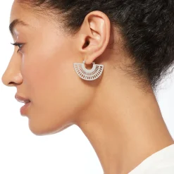 The Metropolitan Museum of Art Crescent Cutout Hoop Earrings Best