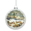 The Metropolitan Museum of Art Currier & Ives Central Park In Winter Glitter And Glass Disc Ornament Outlet