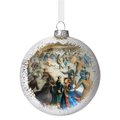 The Metropolitan Museum of Art Currier & Ives Snowscapes Glass Disc Ornament Set Clearance