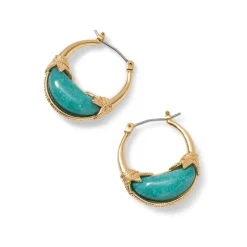 The Metropolitan Museum of Art Cypriot Jade Crescent Hoop Earrings Best