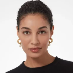 The Metropolitan Museum of Art Cypriot Twist Pearl Triple-Hoop Earrings Outlet