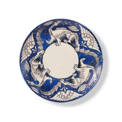 The Metropolitan Museum of Art De Morgan Stylized Dragons Salad Plate Set Sale