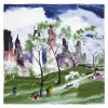 The Metropolitan Museum of Art Dehn Spring In Central Park Square Silk Scarf Outlet
