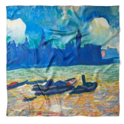 The Metropolitan Museum of Art Derain Palace Of Westminster Silk Scarf Clearance