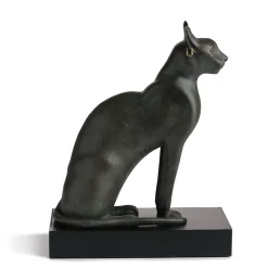 The Metropolitan Museum of Art Egyptian Cat Sculpture New