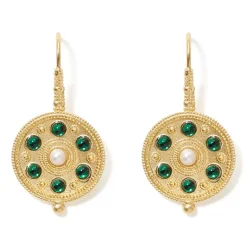 The Metropolitan Museum of Art Embellished Disc Drop Earrings Fashion