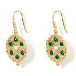 The Metropolitan Museum of Art Embellished Disc Drop Earrings Fashion