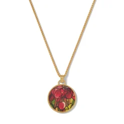 The Metropolitan Museum of Art Favrile Tulip Enamel Pendant Necklace Best