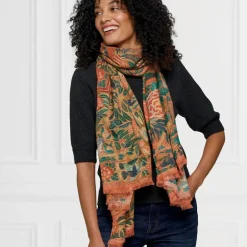 The Metropolitan Museum of Art Flora And Fauna Oversize Cashmere-Blend Shawl Fashion