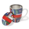 The Metropolitan Museum of Art Gee'S Bend Pettway Quilt Design Covered Mug With Tea Infuser Hot