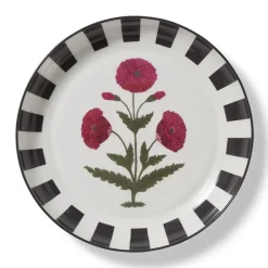 The Metropolitan Museum of Art Good Earth Blooming Poppies Bordered Round Serving Dish Outlet
