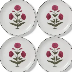 The Metropolitan Museum of Art Good Earth Blooming Poppies Dinner Plate Set Best