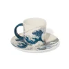 The Metropolitan Museum of Art Hokusai Great Wave Espresso Cup And Saucer Fashion