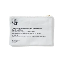 The Metropolitan Museum of Art Hokusai Great Wave Zip Pouch Discount