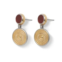 The Metropolitan Museum of Art Islamic Medallion Carnelian Drop Earrings Discount
