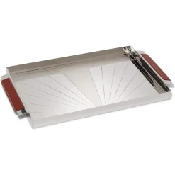 The Metropolitan Museum of Art Italian Armor Etched Stainless Steel Tray Outlet