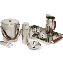 The Metropolitan Museum of Art Italian Armor Etched Stainless Steel Ice Bucket Best