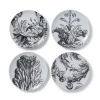 The Metropolitan Museum of Art Italian Etched Leaves Side Plate Set New