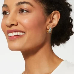 The Metropolitan Museum of Art Iznik Cintamani Enamel Hoop Earrings Sale