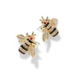 The Metropolitan Museum of Art Jeweled Bee Stud Earrings Fashion