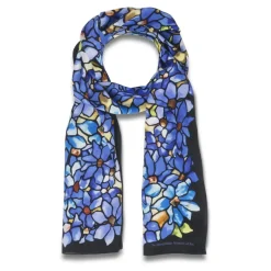 The Metropolitan Museum of Art Louis C. Tiffany Clematis Oblong Silk Scarf Online