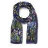 The Metropolitan Museum of Art Louis C. Tiffany Irises Oblong Silk Scarf Online