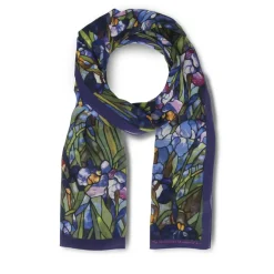 The Metropolitan Museum of Art Louis C. Tiffany Irises Oblong Silk Scarf Online