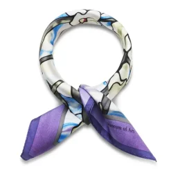 The Metropolitan Museum of Art Louis C. Tiffany Magnolias And Irises Silk Neckerchief Hot