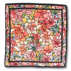 The Metropolitan Museum of Art Louis C. Tiffany Peonies Silk Neckerchief Clearance