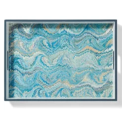 The Metropolitan Museum of Art Marbled Paper Lacquer Tray New