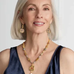 The Metropolitan Museum of Art Medieval Byzantine Statement Necklace And Drop Earrings Set Online