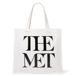 The Metropolitan Museum of Art Met Logo Canvas Tote Fashion