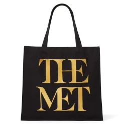 The Metropolitan Museum of Art Met Logo Canvas Tote Fashion