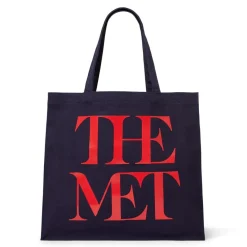 The Metropolitan Museum of Art Met Logo Canvas Tote Fashion