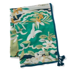 The Metropolitan Museum of Art Ming Birds And Flowering Branches Oversize Oblong Scarf Outlet