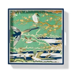 The Metropolitan Museum of Art Ming Birds And Flowering Branches Lacquer Tray New