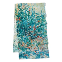The Metropolitan Museum of Art Monet Garden At Argenteuil Oblong Silk Scarf Fashion