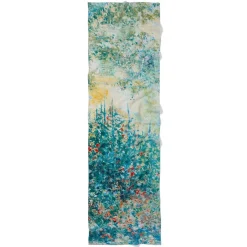 The Metropolitan Museum of Art Monet Garden At Argenteuil Oblong Silk Scarf Fashion