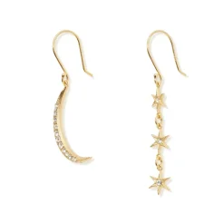 The Metropolitan Museum of Art Moon And Stars Drop Earrings Fashion