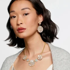 The Metropolitan Museum of Art Mother-Of-Pearl Mosaic Statement Necklace And Earrings Set Clearance
